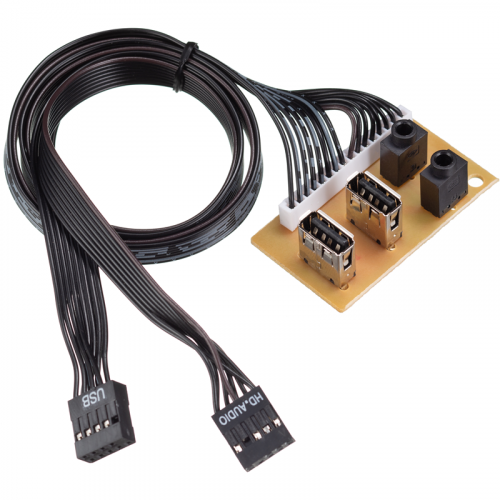    FL-SP302U2U3 / 2xUSB2.0+2xUSB3.0, PCB board+Audio+Cables for FL-302
