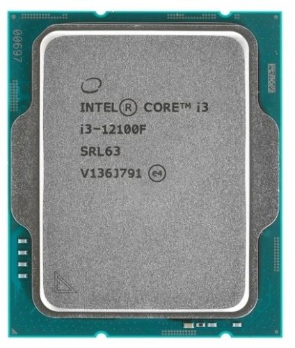  Intel Core i3 12100F BOX Alder Lake (S1700, 3.3 GHz Turbo Boost 4.3Ghz , 12 MB,   , TDP 89 ,   -)