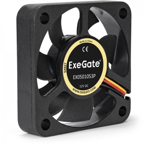  505010 ExeGate EX05010S3P, Sleeve bearing, 3pin, 4500RPM 24dBA