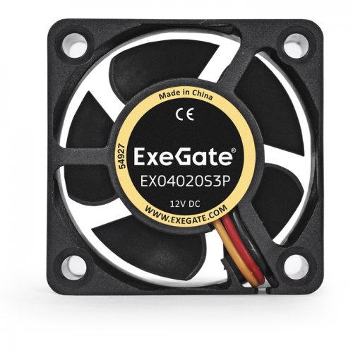  404020 ExeGate ExtraSilent EX04020S3P, Sleeve bearing, 3pin, 5500RPM 22dBA