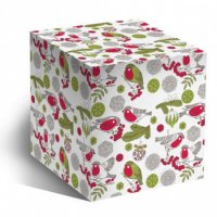 Подарочная коробка для кружки Снегири