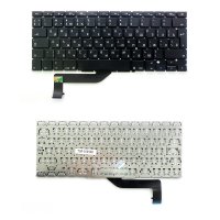 Клавиатура для ноутбука Apple Macbook A1398 черная без рамки
