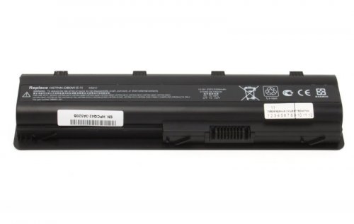 Аккумулятор для ноутбука HP MU06<br> LBHPCQ42B 10.8v 5200mah G62 Compaq Presario CQ32, CQ42, G6-1000 10.8v 5200mAh Compaq Presario 10.8v 5200mAh CQ32, CQ42, CQ43, CQ56, CQ57,CQ58, CQ62, CQ72, HP 630, 635, Envy 17, HP G42, G62, G72, Pavilion dm4, dv3-4000, dv4(t)-4000, dv5(t)-2000, dv5-3000, dv6(t,z)-3000, dv6(t)-4000, dv6(t,z)-6000, dv6(t,z)-6b, dv6(t,z)-6c, dv7(t)-4000, dv7(t)-5000, dv7(t)-6000, dv7(t)-6b, dv7(t)-6c, g4(t)-1000, g4-2000, g6-1000, g6(t)-1b00, g6(t,z)-1c00, g6(t,z)-1d00, g6-2000, g7(t)-1000, g7-2000 серии. Совместимые артикулы: 586006-241, 586006-321, 586006-361, 586007-541, 586028-341, 588178-141, 593553-001, 593554-001, 593562-001, CL2062B.806, GSTNN-Q62C, HSTNN-CB0W, HSTNN-CB0X, HSTNN-F01C, HSTNN-F02C, HSTNN-I78C, HSTNN-I79C, HSTNN-I81C, HSTNN-I83C, HSTNN-I84C, HSTNN-IB0W, HSTNN-IB0X, HSTNN-IB1E, HSTNN-LB0W, HSTNN-OB0X, HSTNN-OB0Y, HSTNN-Q47C, HSTNN-Q48C, HSTNN-Q49C, HSTNN-Q50C, HSTNN-Q51C, HSTNN-Q60C, HSTNN-Q61C, HSTNN-Q62C, HSTNN-Q63C, HSTNN-Q64C, HSTNN-UB0W, HSTNN-UB0X, HSTNN-UB0Y, HSTNN-YB0W, HSTNN-YB0X, HSTNN-YB0Y, MU06, MU09, NBP6A174B1, NBP6A175, NBP6A175B1, WD548AA, WD548AA#ABB, WD549AA, WD549AA#ABA, TOP-DV3, PB-278 593553-001