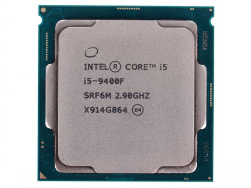  Intel Core i5-9400F OEM (S1151-v2, - : 6, Skylake-S 14nm, 2.9 GHz Turbo Boost 4.1Ghz, 9 MB,   ,  VT-x/VT-d,  2-channel DDR4-2666, TDP 65W)