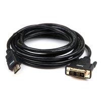Кабель DVIm - HDMIAm 3.0 м, Dialog HC-A1630 black - кабель