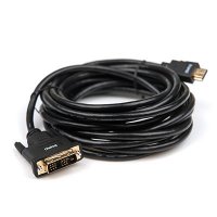 Кабель DVIm - HDMIAm 5.0 м, Dialog HC-A1750 black - кабель
