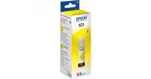 Чернила EPSON EcoTank 101Y для EPSON L4150 / L4156 / L4160 / L6160 / L6190 (70 мл) желтый