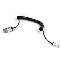 Кабель Dialog HC-A5210 - microUSB B (M) - USB A (M), V2.0, длина 0.9 м, спиральный, в пакете