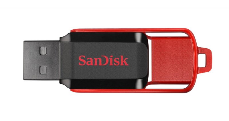 - 64Gb SanDisk Cruzer Switch, USB 2.0  Black (SDCZ52-064G-B35)