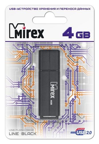 -  4GB Mirex LINE Black ()