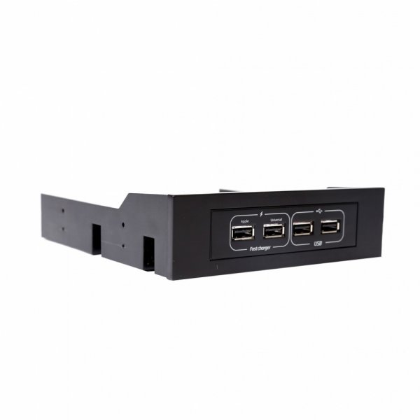  USB  GameMax FC01-U2  ( 4  USB 2.0,       (2A),   5.25