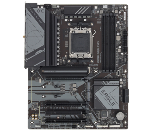 ���.����� GIGABYTE B650 EAGLE AX AM5, AMD B650, 4xDDR5-5200 ���, 4xPCI-Ex16, 3xM.2, Standard-ATX