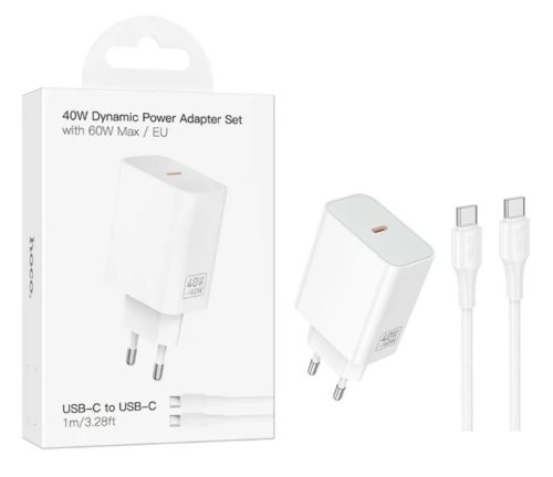������� �� HOCO C162A Source 1xUSB-C, PD40W + USB-C ������ Type-C (�����)