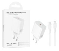 ������� �� HOCO C162A Source 1xUSB-C, PD40W + USB-C ������ Type-C (�����)