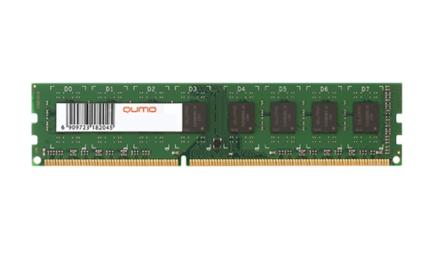 ������ DDR3 4GB QUMO 1333MHz PC-10660 256Mx8 CL9 Retail (QUM3U-4G1333K9) 8 Chips