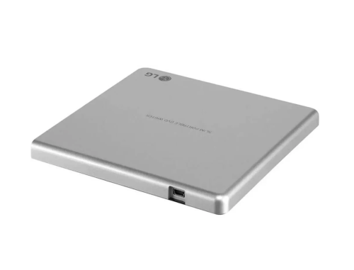 ���������� ������ DVD-RW LG GP57ES40.AHLE10B, �������, USB2.0, Silver Slim, Ret