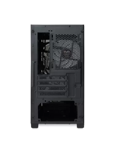 ������ ��� ����� ������� HSPD M321, Mesh Mini-tower, Black, slide TG, 0.45 SPCC, 2x140mm ARGB (M321-