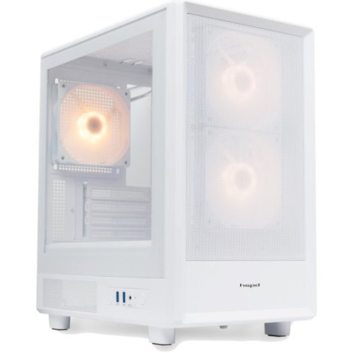 ������ ��� ����� ������� HSPD M310, Mesh Mini-tower, White, TG, 0.4 SPCC, 3x120mm ARGB mATX, mITX (M