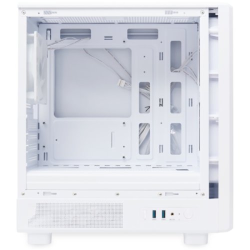 ������ ��� ����� ������� HSPD M310, Mesh Mini-tower, White, TG, 0.4 SPCC, 3x120mm ARGB mATX, mITX (M