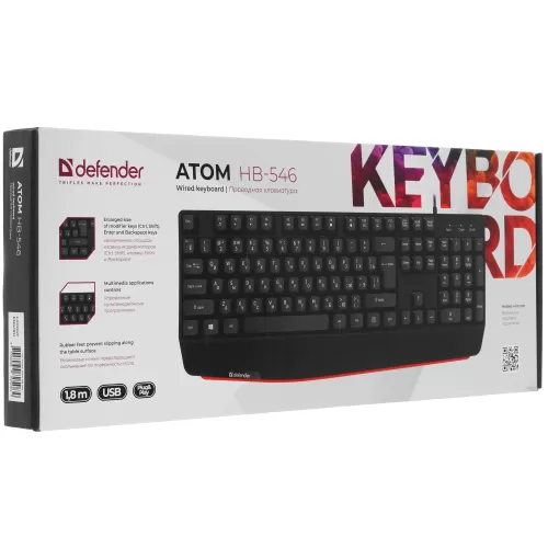 ���������� Defender Atom HB-546 RU, ������, 104+FN, 1.8 �