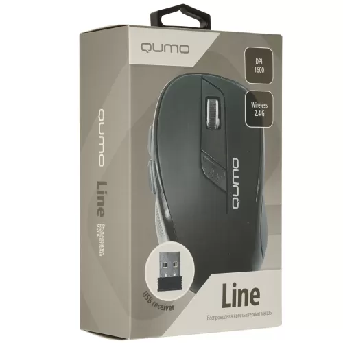 ���� Qumo Office Line Black M78 ������������, 6 ����. �����., 800/1200/1600 dpi
