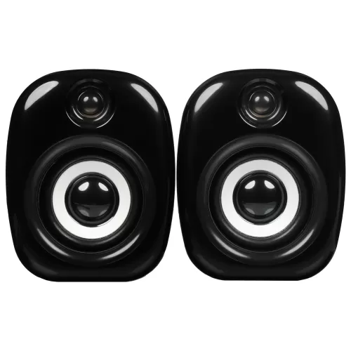 ������� 2.0 Qumo PEARL AS010, 6 BT, �������� ��������, RGB ��������� USB+Jack 3.5 �� (Black)