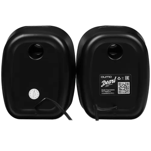������� 2.0 Qumo PEARL AS010, 6 BT, �������� ��������, RGB ��������� USB+Jack 3.5 �� (Black)
