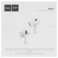 �������� ��������� Hoco EW51 �����  [���������������, Bluetooth 5.3, �������� ��������������, �� 3.5