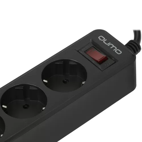 ������� ������ QUMO Power Bar [51558] 5 �������, 3�, 2 USB-A � 1 Type-C ����  2.4A �������� (���� ��