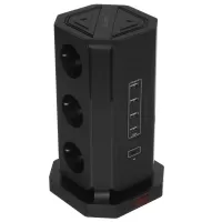 ������� ������ Qumo Power Tower Pro PD 8SP4U (P-0004), 9 �������, 2500 ��, 10�, ������ 2� 3*1 �� ���