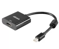 ���������� AKASA Mini DisplayPort to HDMI Active 4K*2K converter, 20cm, V1.2 AK-CBDP09-20BK