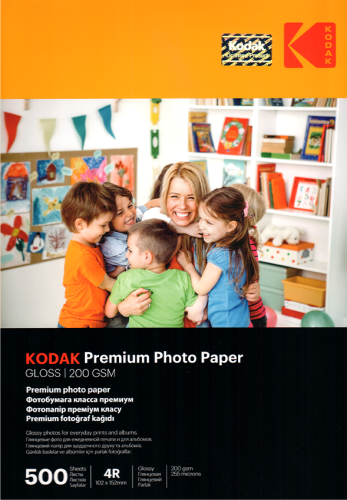 Фотобумага Kodak Глянцевая 200г/м2 500 листов 4R (10,2x15,2)