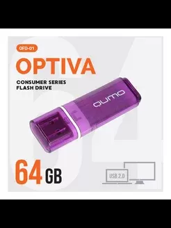 - 64Gb QUMO [Optiva 01, USB 2.0] Violet()