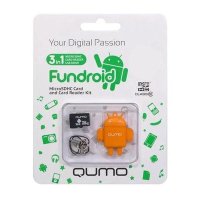   Micro SD 32Gb QUMO CL 10 +USB  FUNDROID 