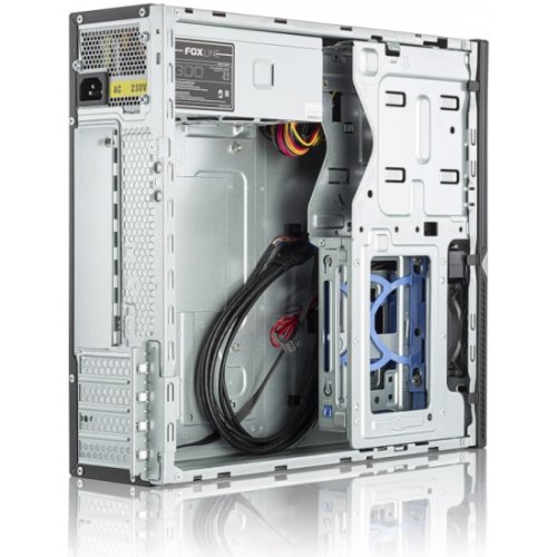  Slim Foxline FL-203 [FL-203-TFX300S]  (Slim, Micro-ATX, Mini-ITX, 2x USB 2.0 Type-A, 2x USB 3.2 Gen1 Type-A, TFX  300W)