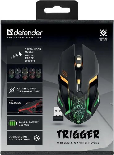  Defender Trigger GM-934 [52934] ,  , 3200 dpi, , USB Type-A, ,  - 6