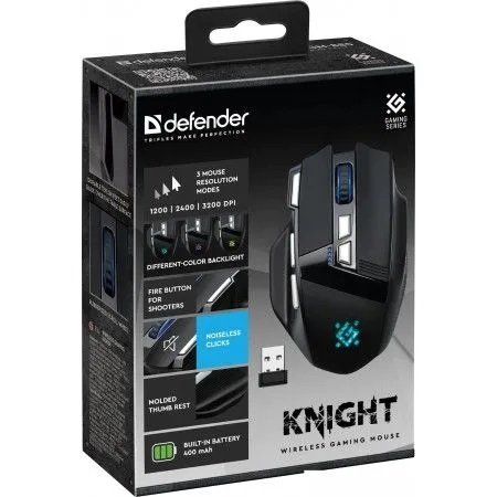  Defender Knight GM-885 [52885] ,  , 3200 dpi, , USB Type-A, ,  - 7