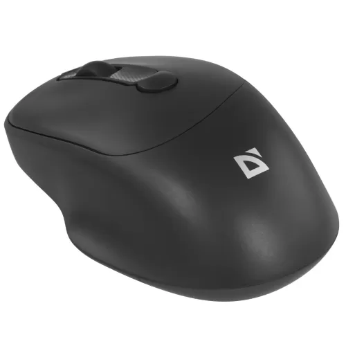 Мышь Defender Feam MM-296 черный, 800-1600dpi, бесшумная, беспроводная Мышь Defender Feam MM-296 черный, 800-1600dpi, бесшумная, беспроводная