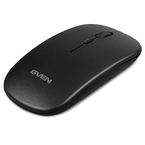 Мышь SVEN RX-565SW тёмно-серая, 800-1600dpi, бесшумная, беспроводная