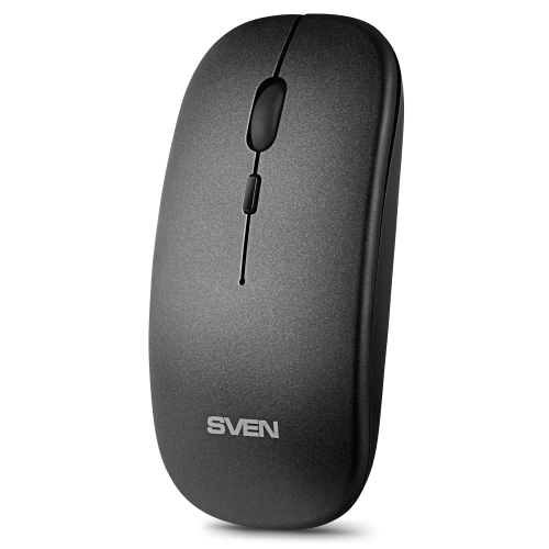 Мышь SVEN RX-565SW тёмно-серая, 800-1600dpi, бесшумная, беспроводная Мышь SVEN RX-565SW тёмно-серая, 800-1600dpi, бесшумная, беспроводная