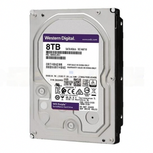   8TB WD WD84EJRX Purple (IntelliPower 5400rpm, 128 MB, SATA600,       24x7)