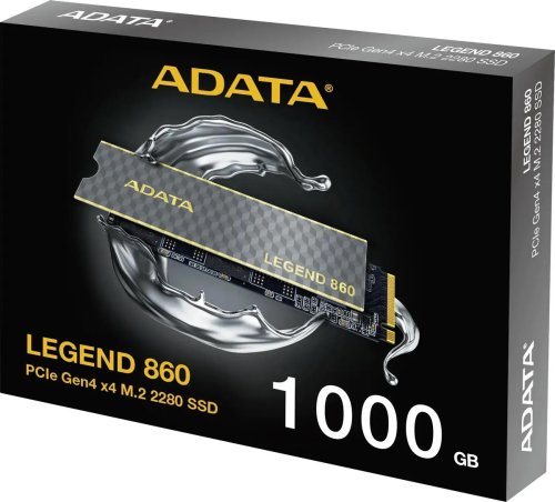   SSD M.2 1TB ADATA LEGEND 860 PCIe 4.0  (1Tb, SLEG-860, M.2 2280, PCI-E x4, Read 6000 /, Write 4000 /, NVMe,TBW 320)