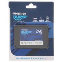 ������������� ���������� SSD 2.5 240GB Patriot Burst Elite [PBE240GS25SSDR] [SATA, ������ - 450 ���