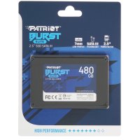 ������������� ���������� SSD 2.5 480GB Patriot Burst Elite [PBE480GS25SSDR] [SATA, ������ - 450 ���