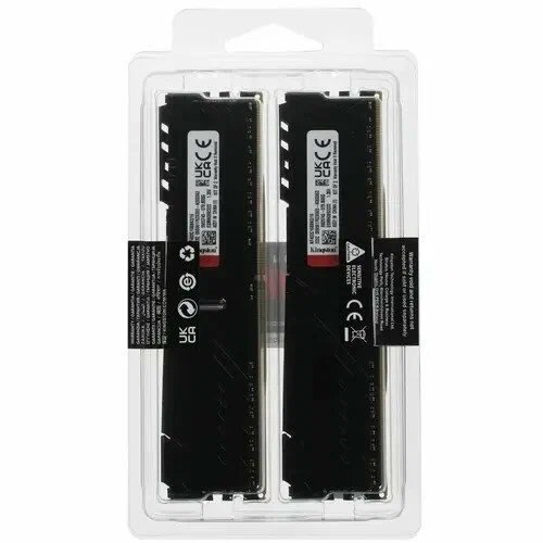  DDR4 16Gb Kingston FURY Beast Black [ KF432C16BBK2/16 ] 16  DDR4, 8 x2 , 3200 , 16-18-18-36, 1.35V