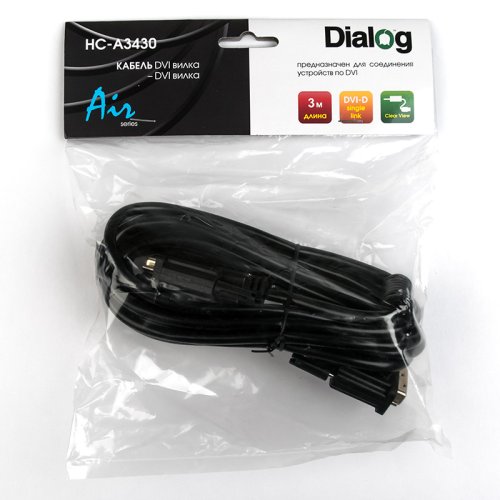  Dialog HC-A3430 (CV-0630 black) -  DVI (M) -  DVI (M),  3.0 ,  