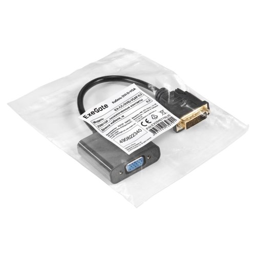  DVI-D - VGA ExeGate EX-CC-DVID-0.2 (25M/15F 0,2,  ) (EX294677RUS)