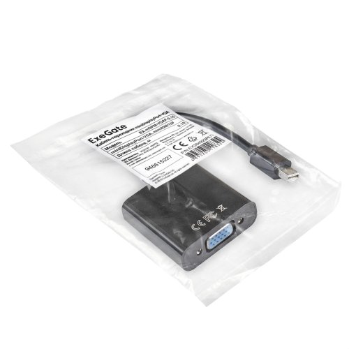 - miniDisplayPort - VGA (F), ExeGate EX-mDPM-VGAF-0.15  0.15 (EX284923RUS)