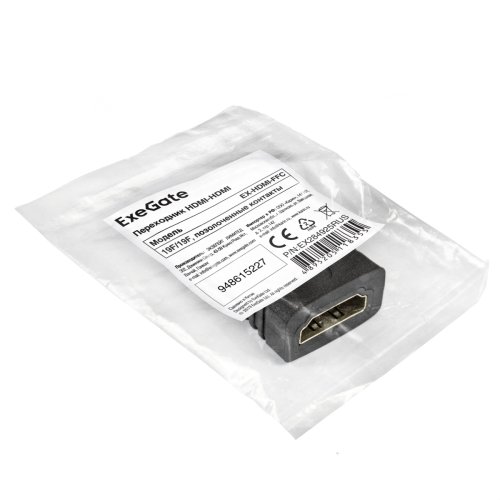  HDMI  HDMI(F)- HDMI(F) ExeGate EX-HDMI-FFC (19F/19F,  ) EX284925RUS