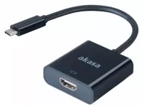  AKASA Type-C to HDMI converter, 4K, 15cm AK-CBCA04-15BK